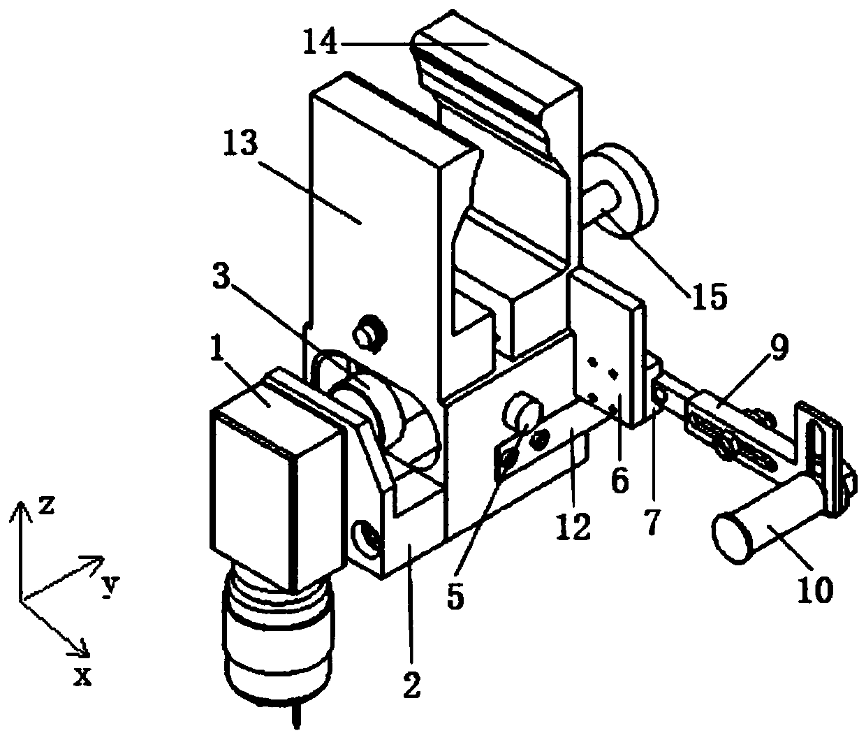 Split type self-speed-change reciprocating linear motor firing gear