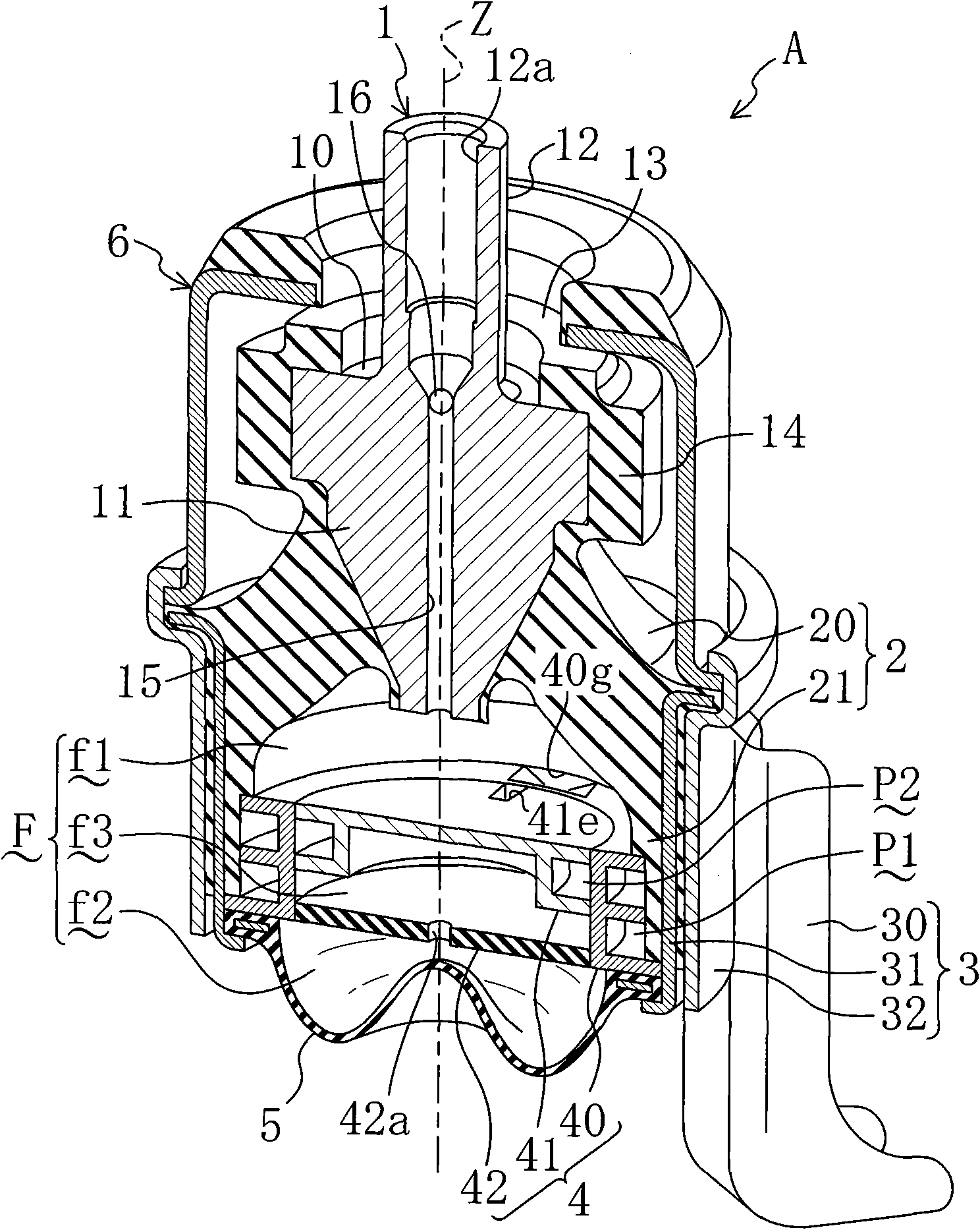 Liquid-filled vibration isolator