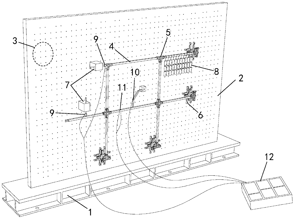 Modular structure mechanical experiment platform system