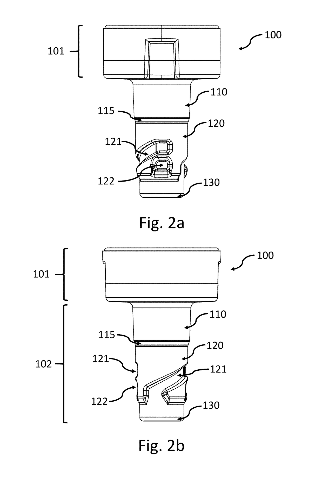 Closure system for bottles comprising a stopper and a sealing element