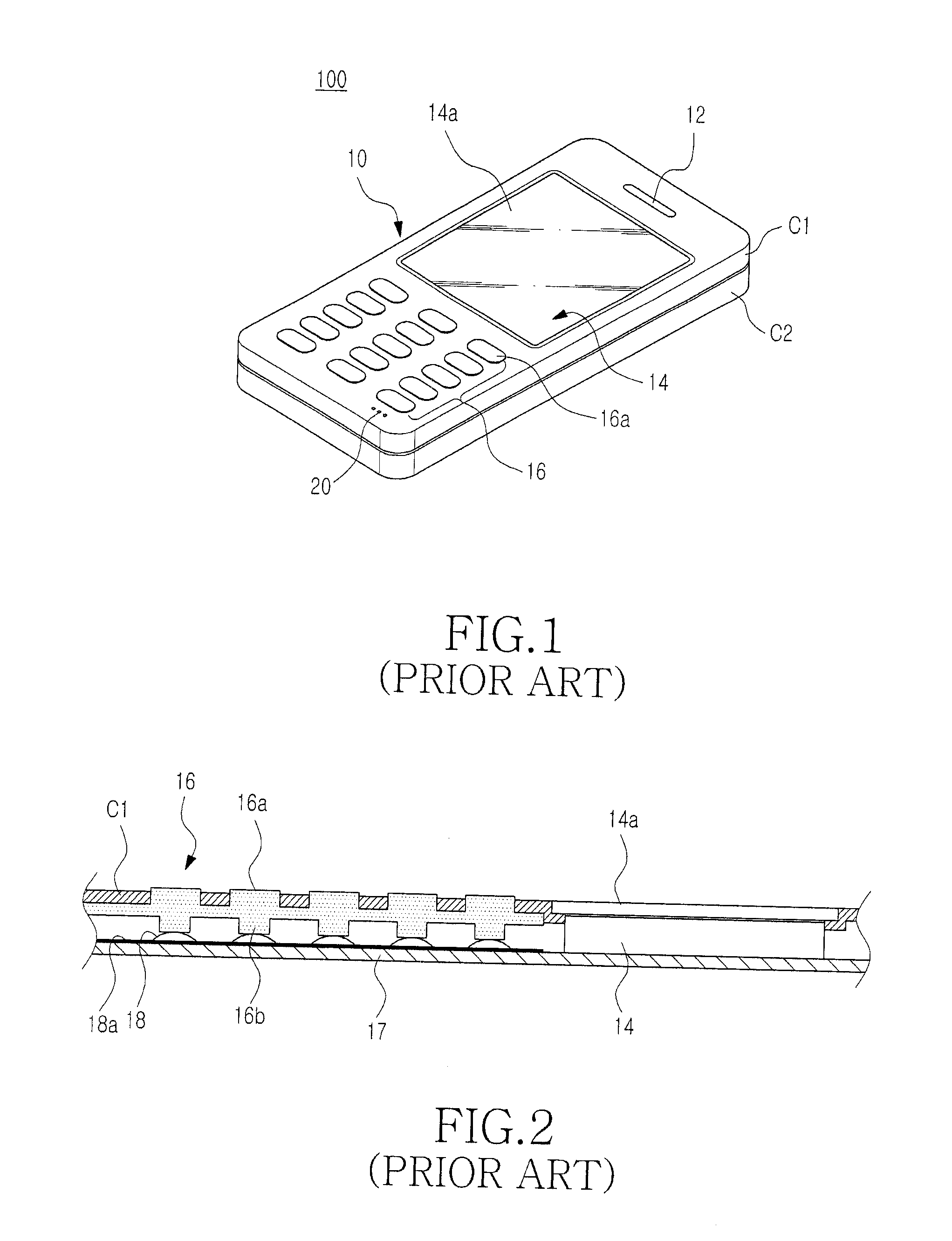 Keypad assembly for mobile phone