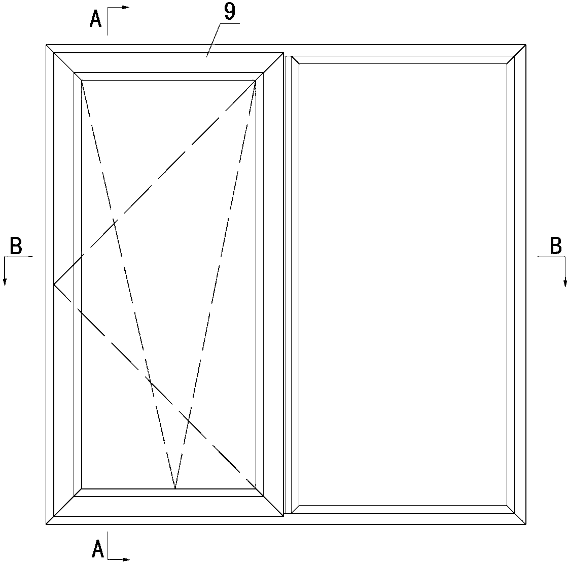 Door window functional-type auxiliary frame, auxiliary frame structure and installing method of functional-type doors and windows