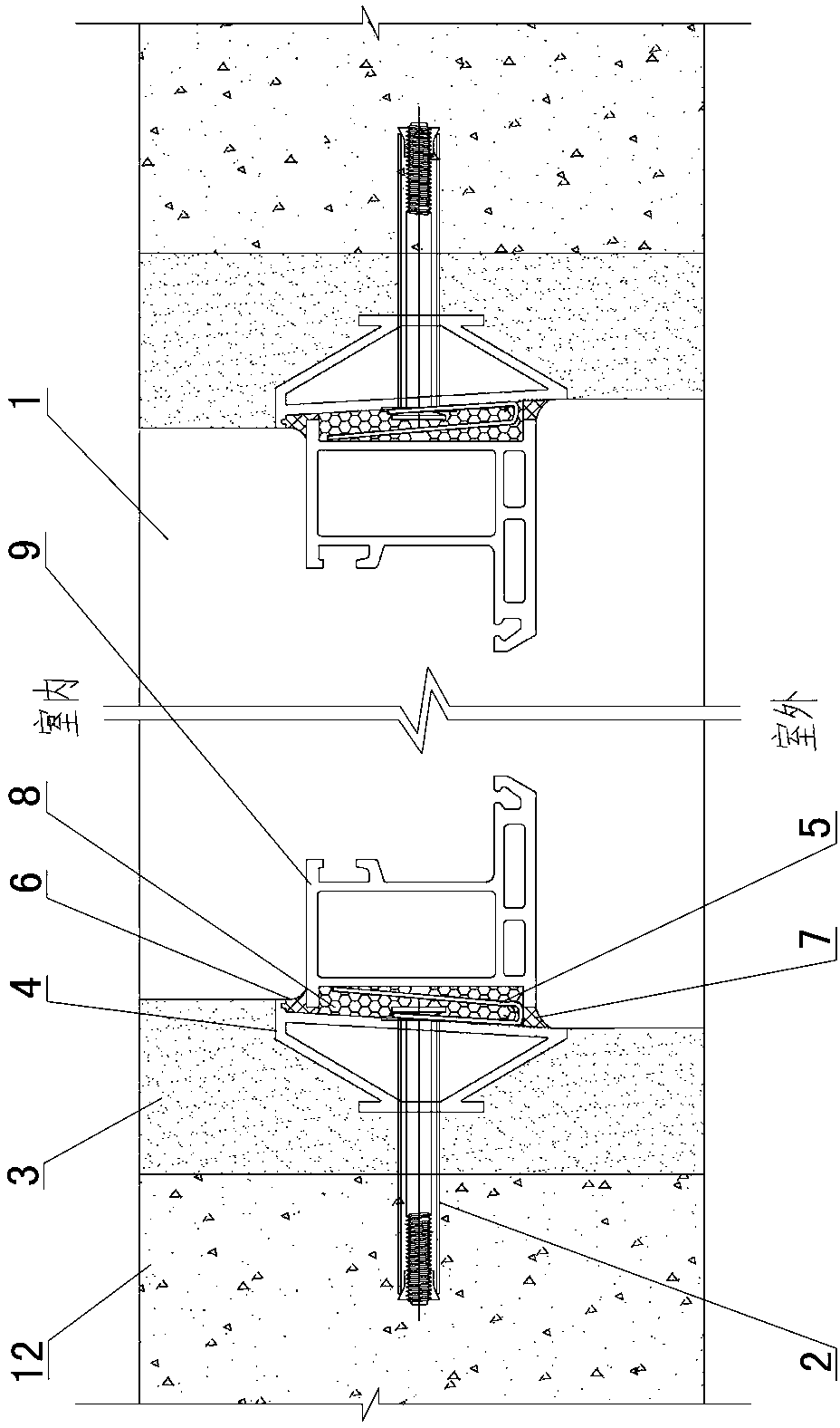 Door window functional-type auxiliary frame, auxiliary frame structure and installing method of functional-type doors and windows