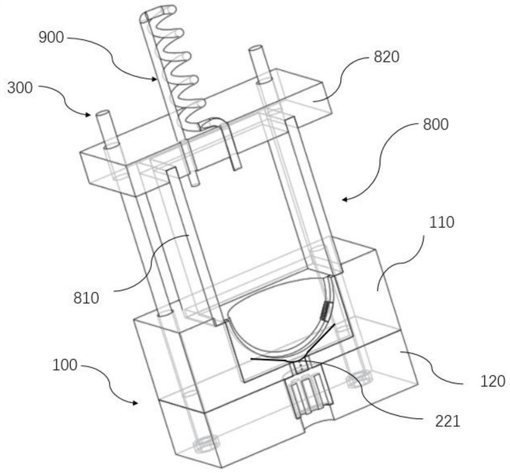 Heated part for multi-angle detection of boiling heat transfer, and experimental device and experimental method thereof