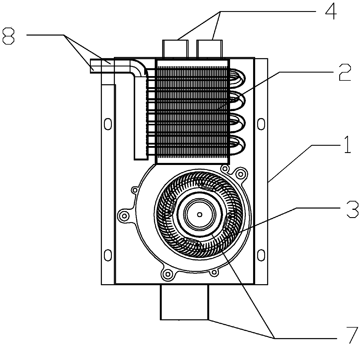 Defrosting mechanism for side window glass of cars