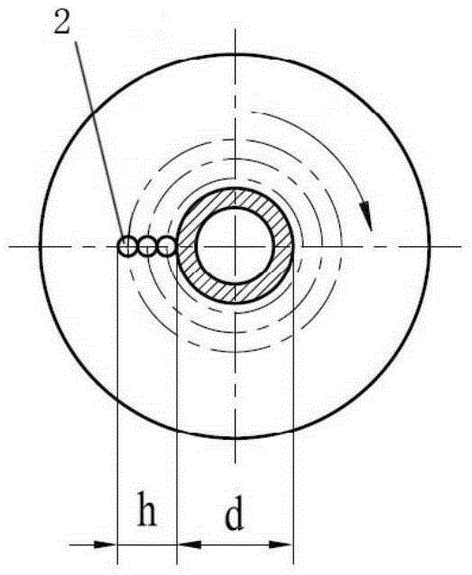 Method used for detecting remaining quantity of cop latch base lines of sewing machine