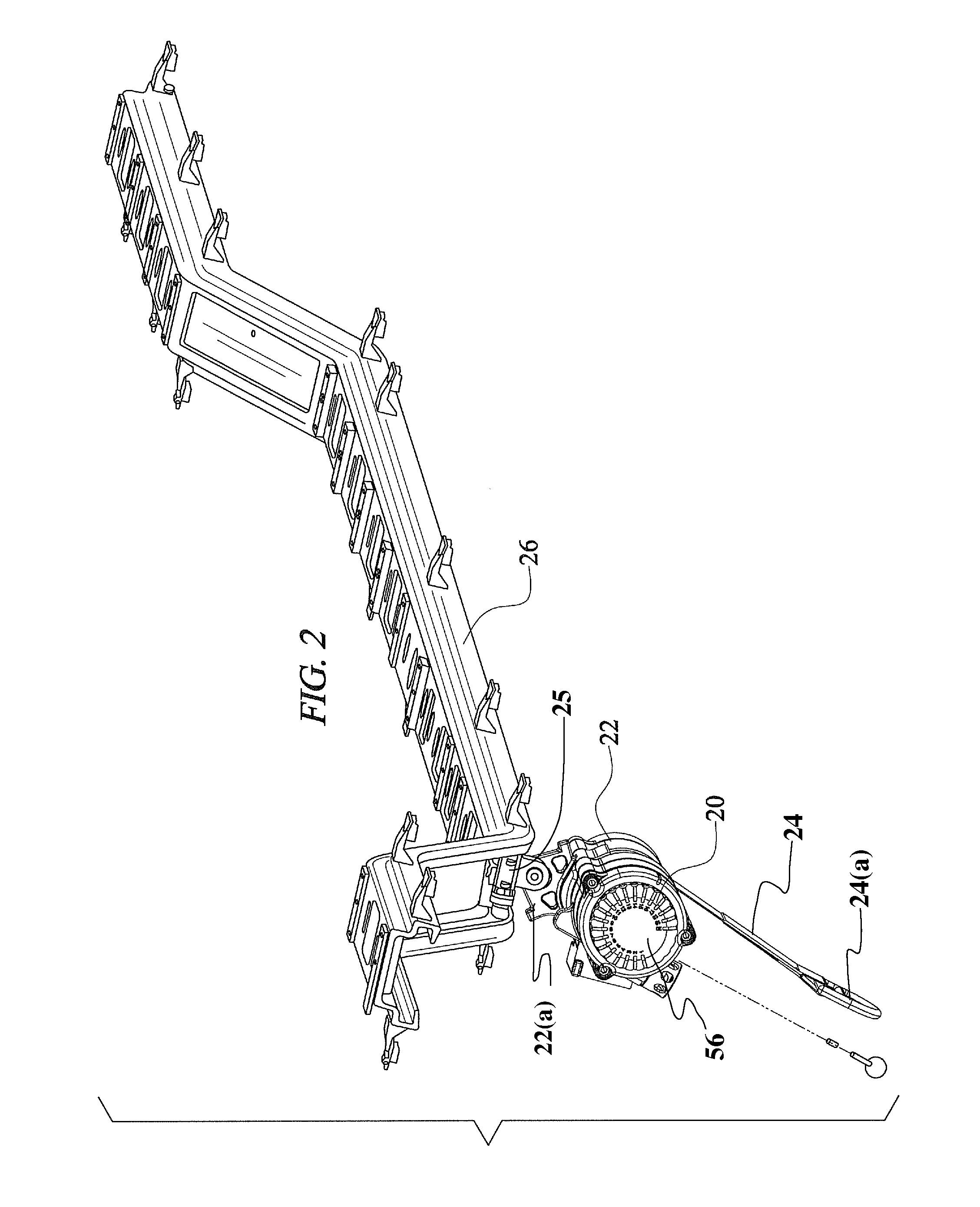 Apparatus for adjusting the payout of tether from a reel assembly