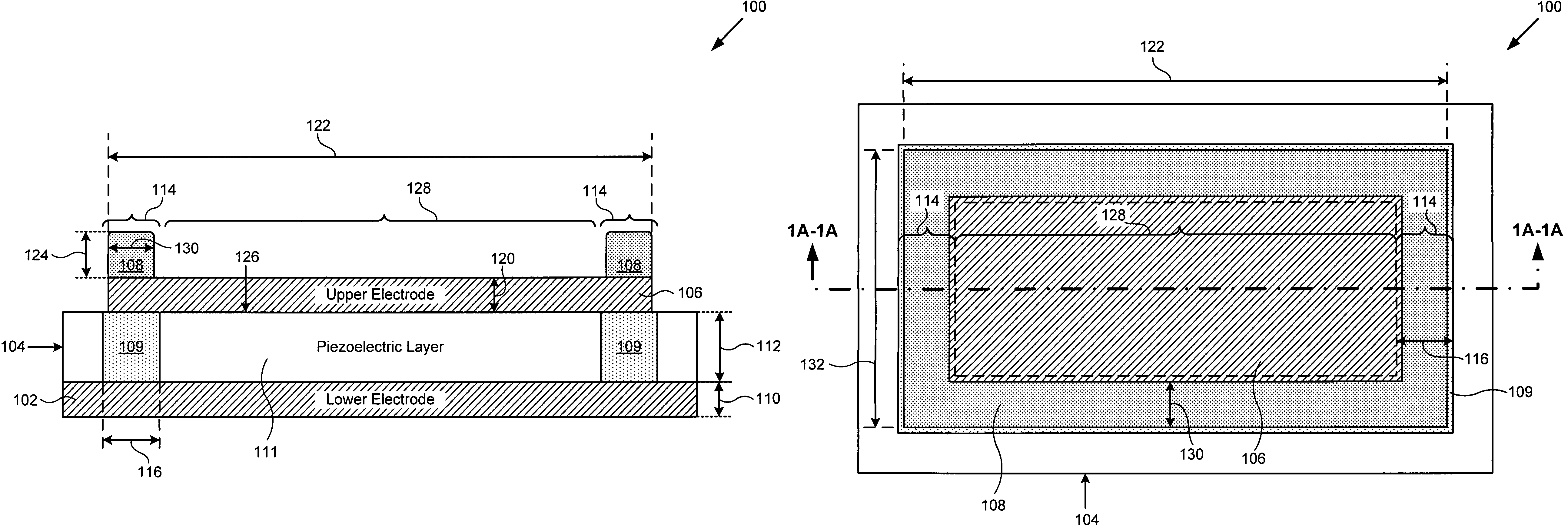 Bulk acoustic wave resonator with reduced energy loss