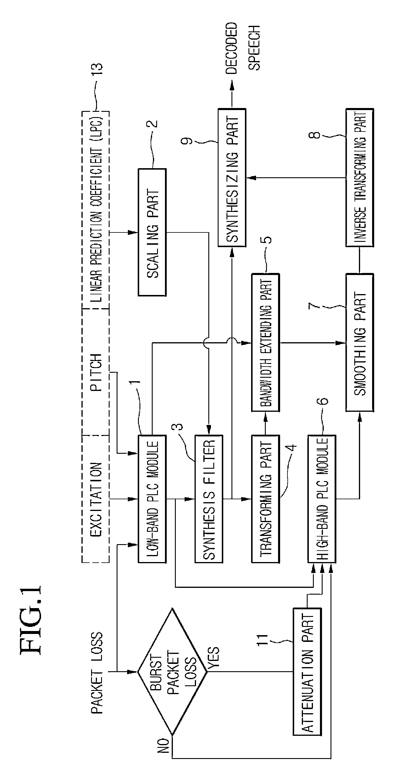 Speech receiving apparatus, and speech receiving method