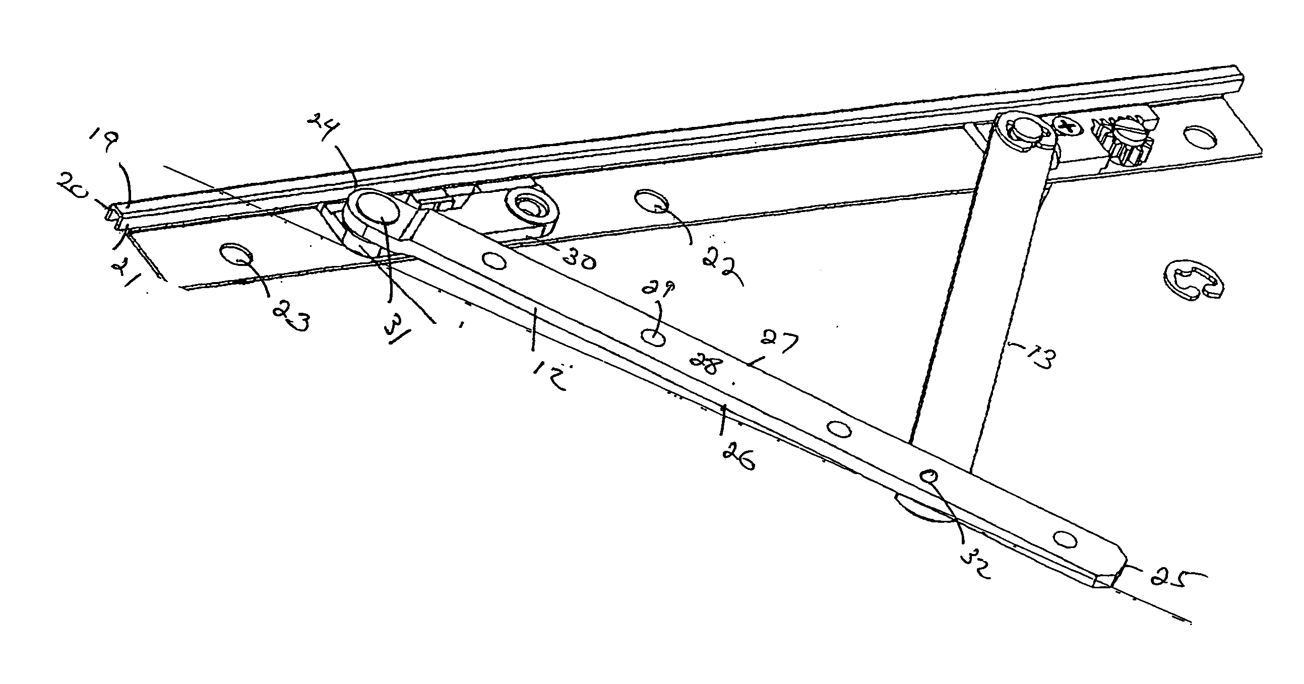 Casement window hinge