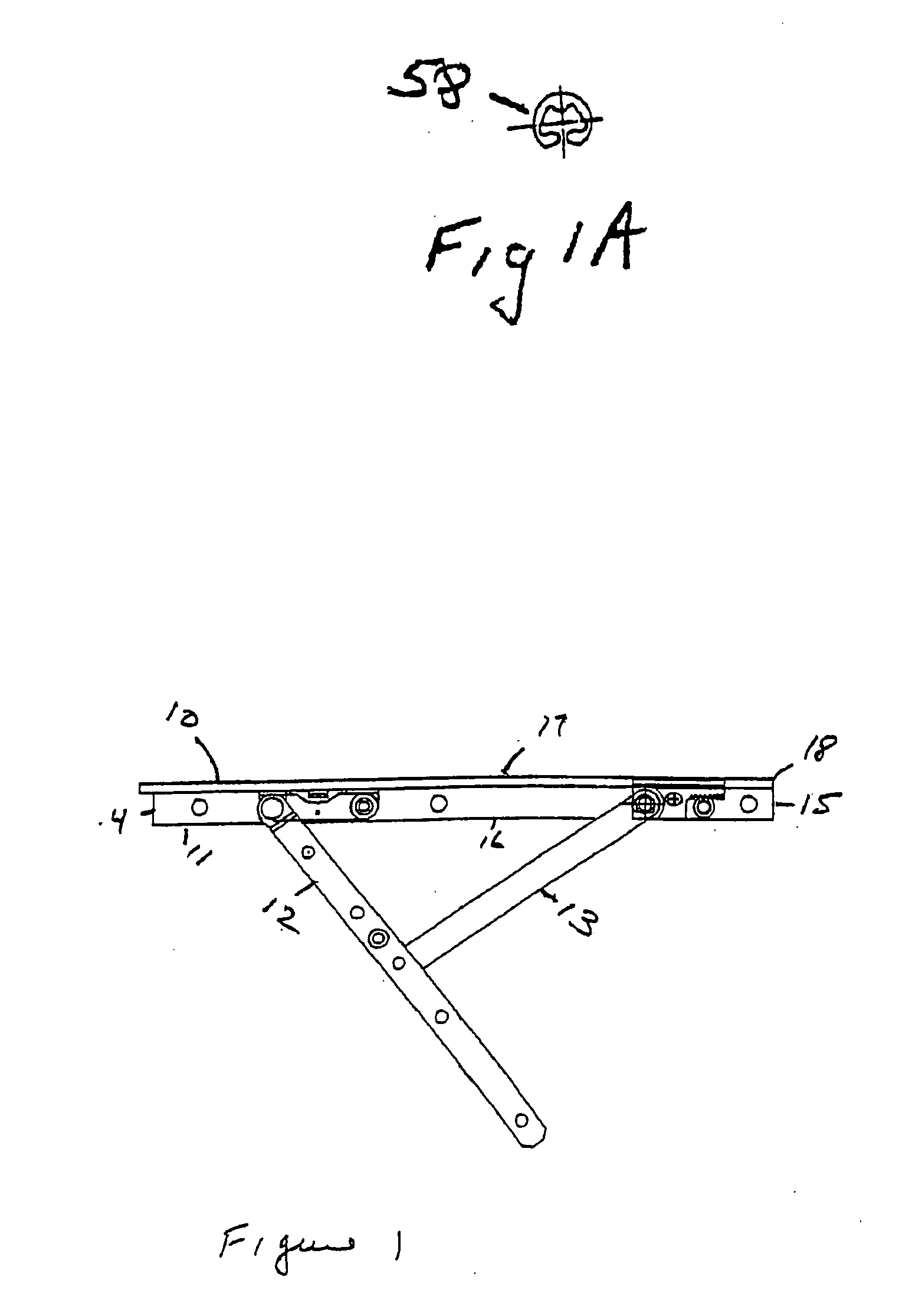 Casement window hinge