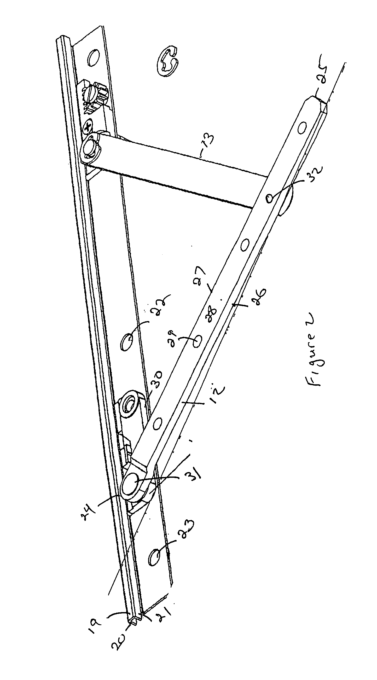 Casement window hinge