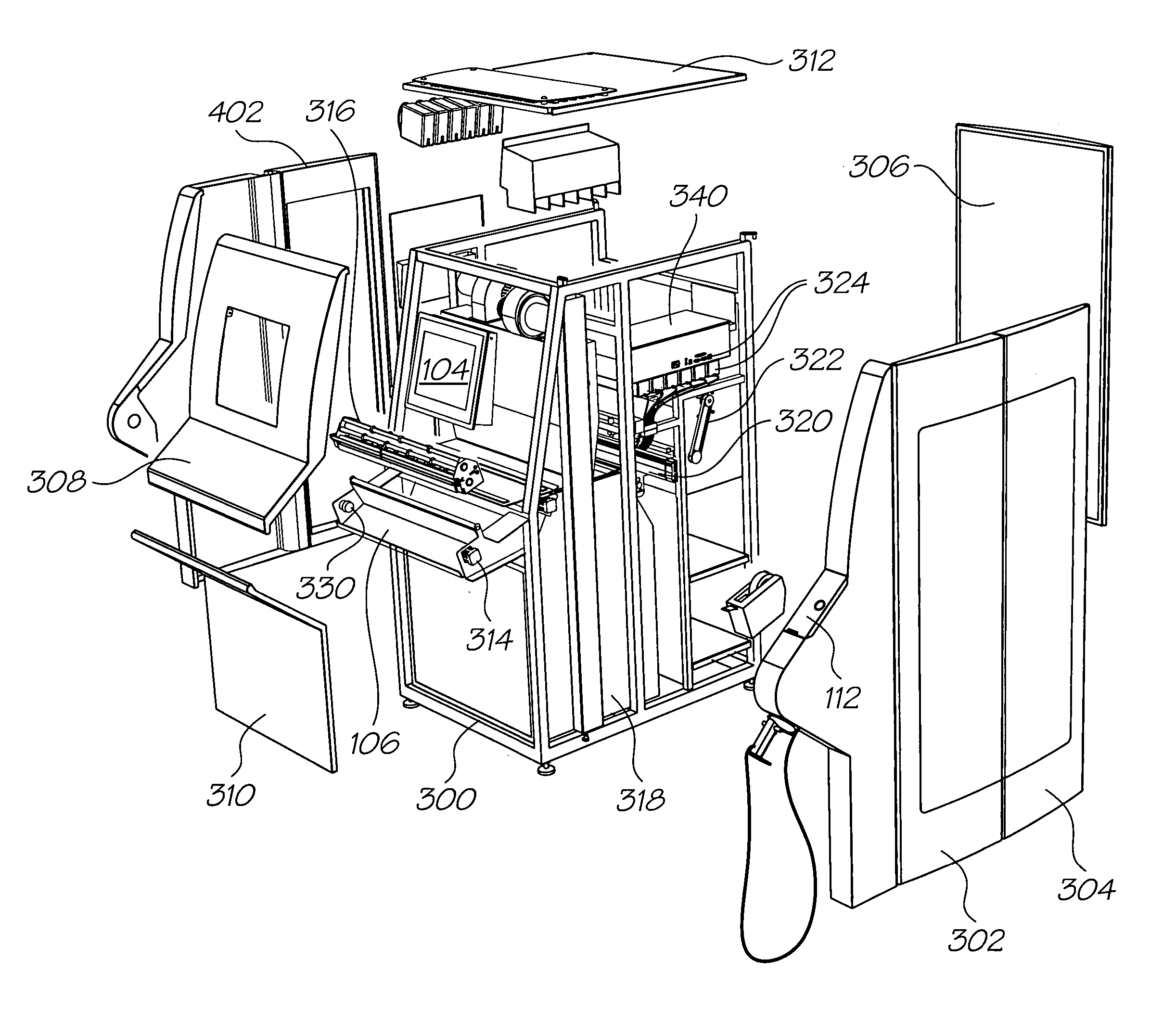 On-demand wallpaper printer having dryer