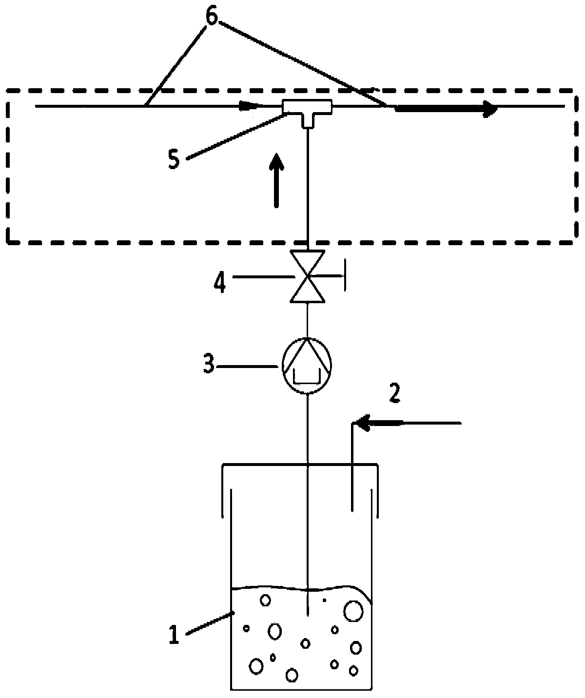 A low-concentration flue gas detection pretreatment water removal method and device and its flue gas detection application system