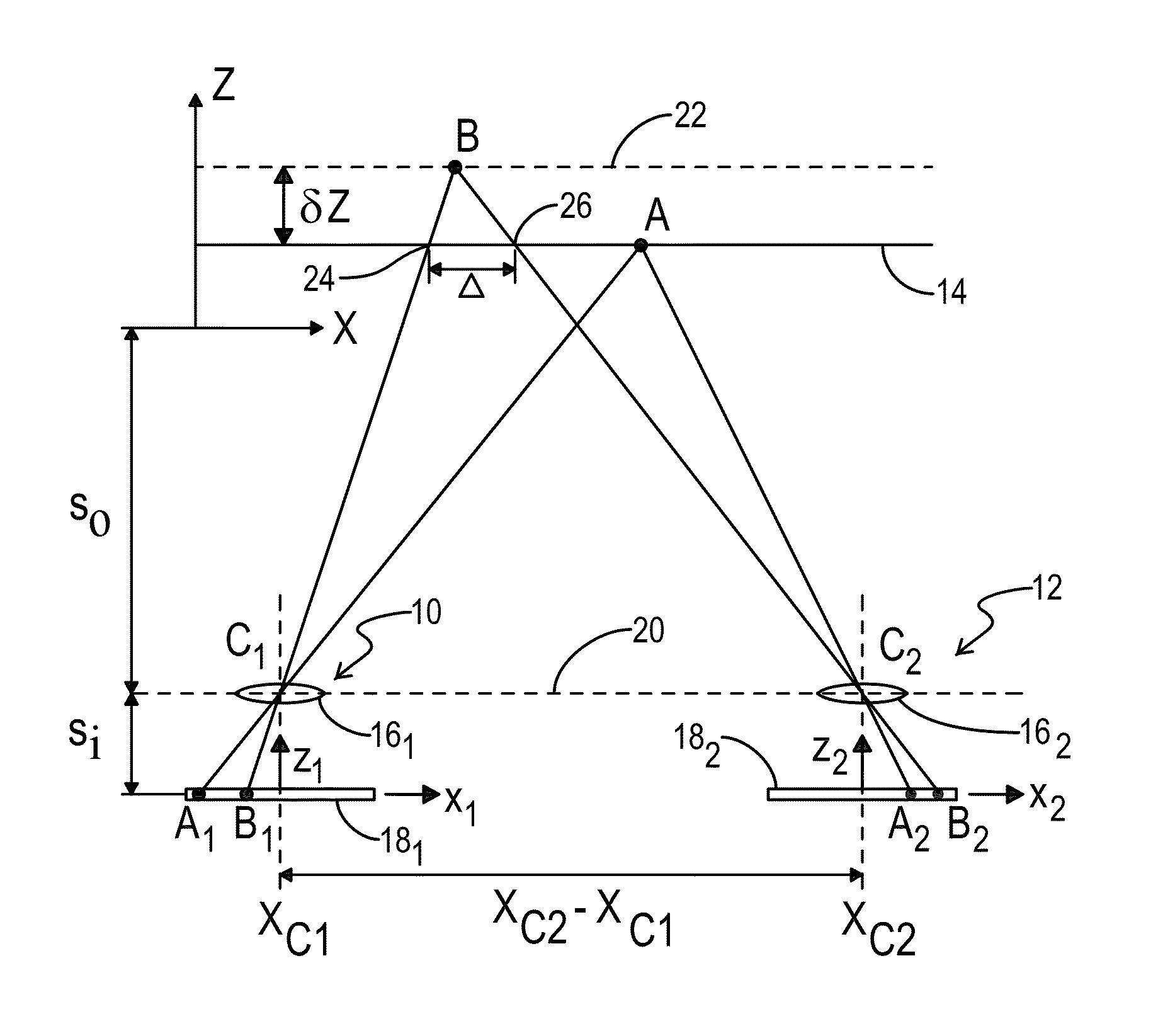 Synthetic aperture imaging for fluid flows