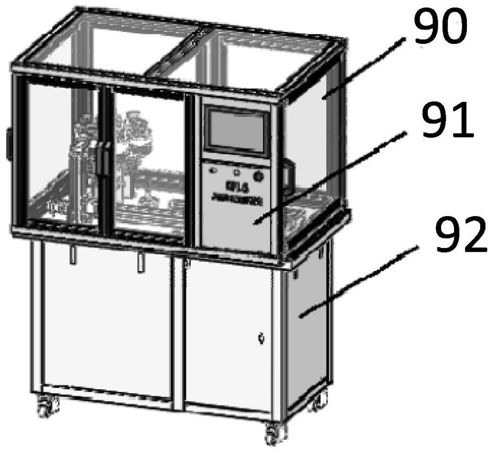 Device for preparing high-throughput powder and method of using the same