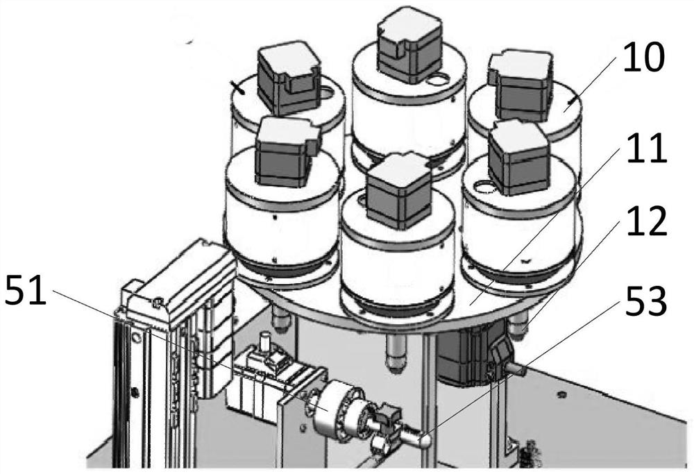 Device for preparing high-throughput powder and method of using the same