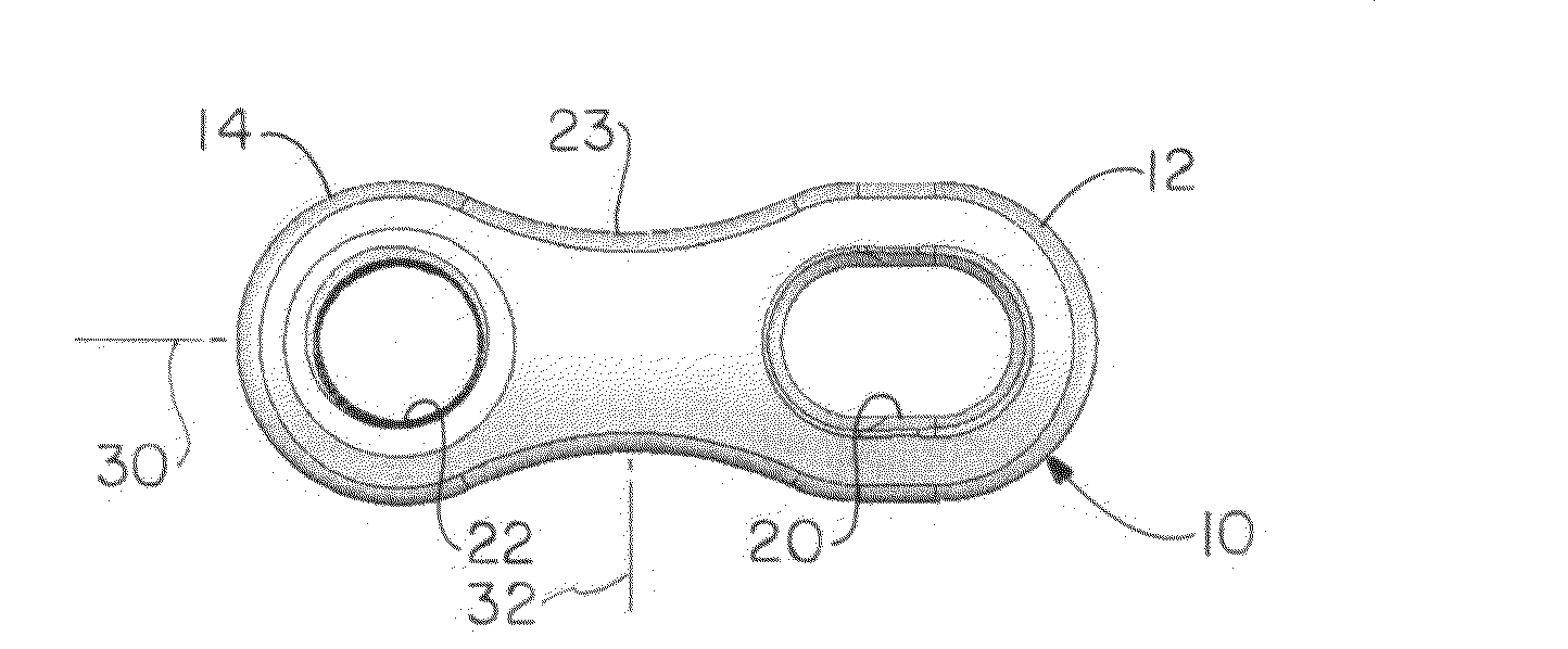 Orthopedic plate for use on a single ray in the midfoot