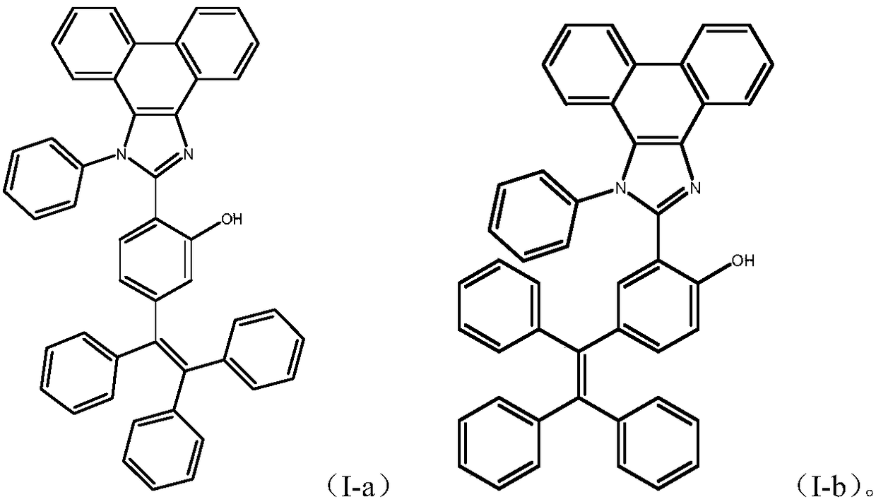 Phenanthroimidazole derivative with ESIPT (excited-state intramolecular proton transfer) and AIE (aggregation-induced emission) properties and preparation method and application thereof