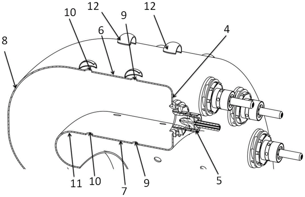 A recirculation combustion chamber that can widen the stable working range