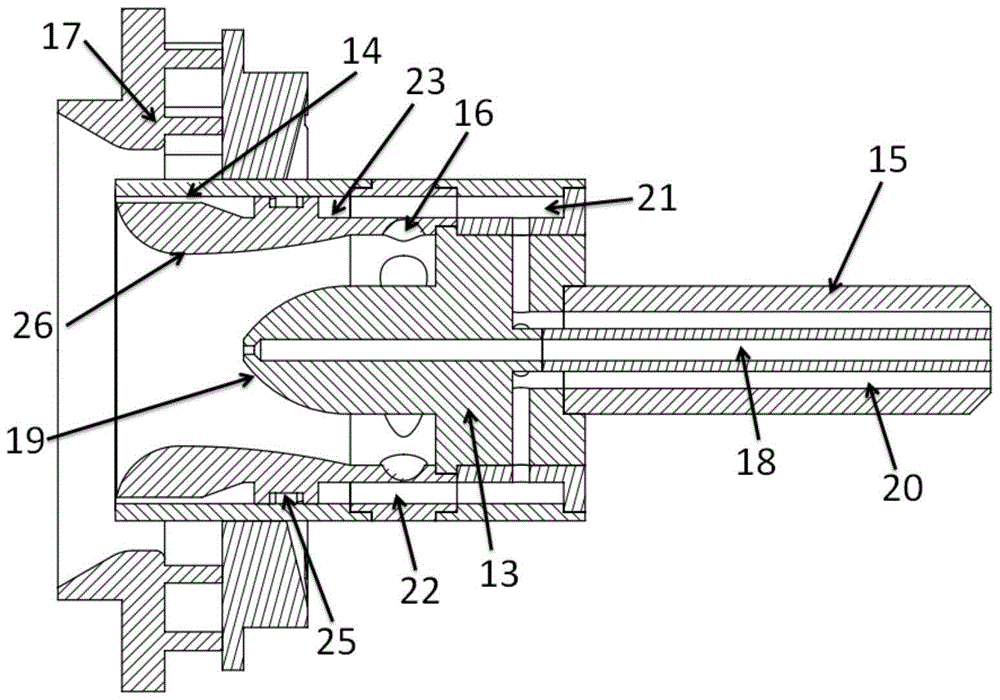 A recirculation combustion chamber that can widen the stable working range