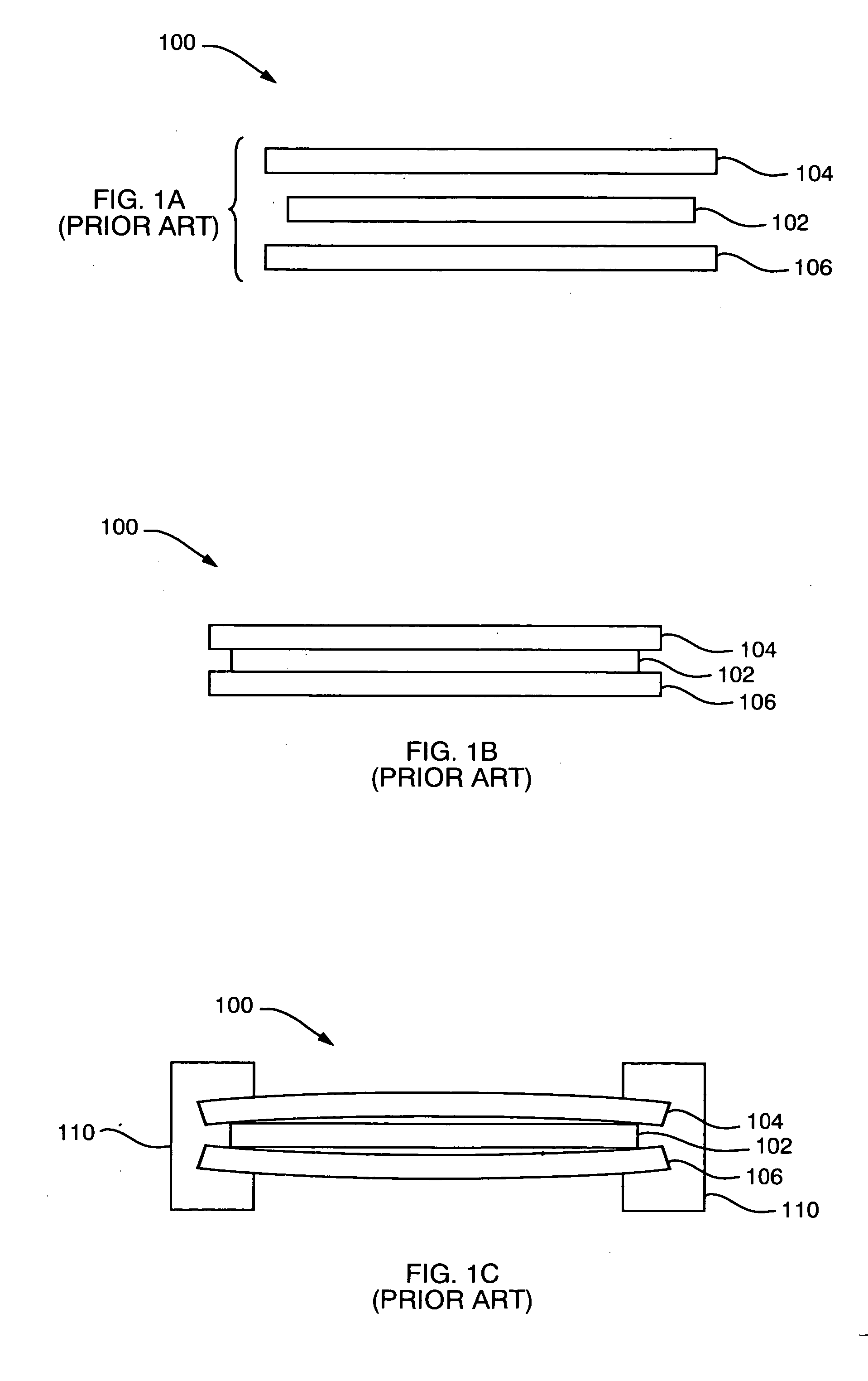 Fuel cell with pre-shaped current collectors