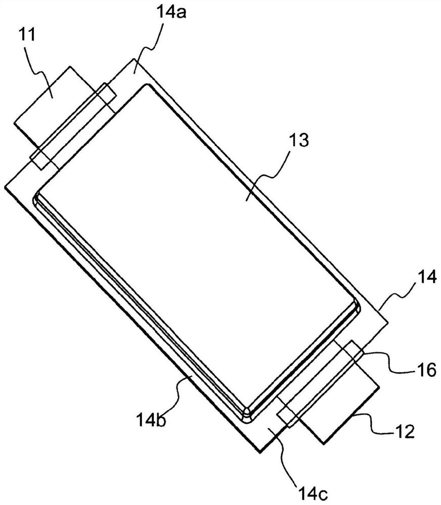 Sealing device for battery housing with increased pressure and heat application area