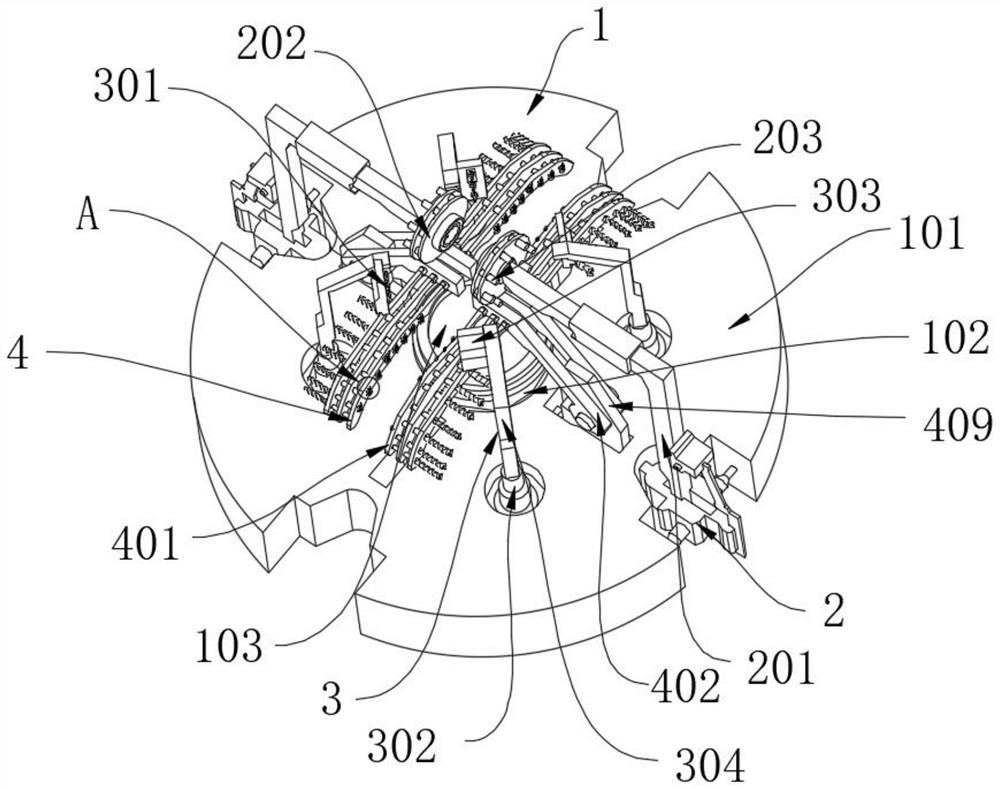 Aircraft engine blade nondestructive flaw detection device