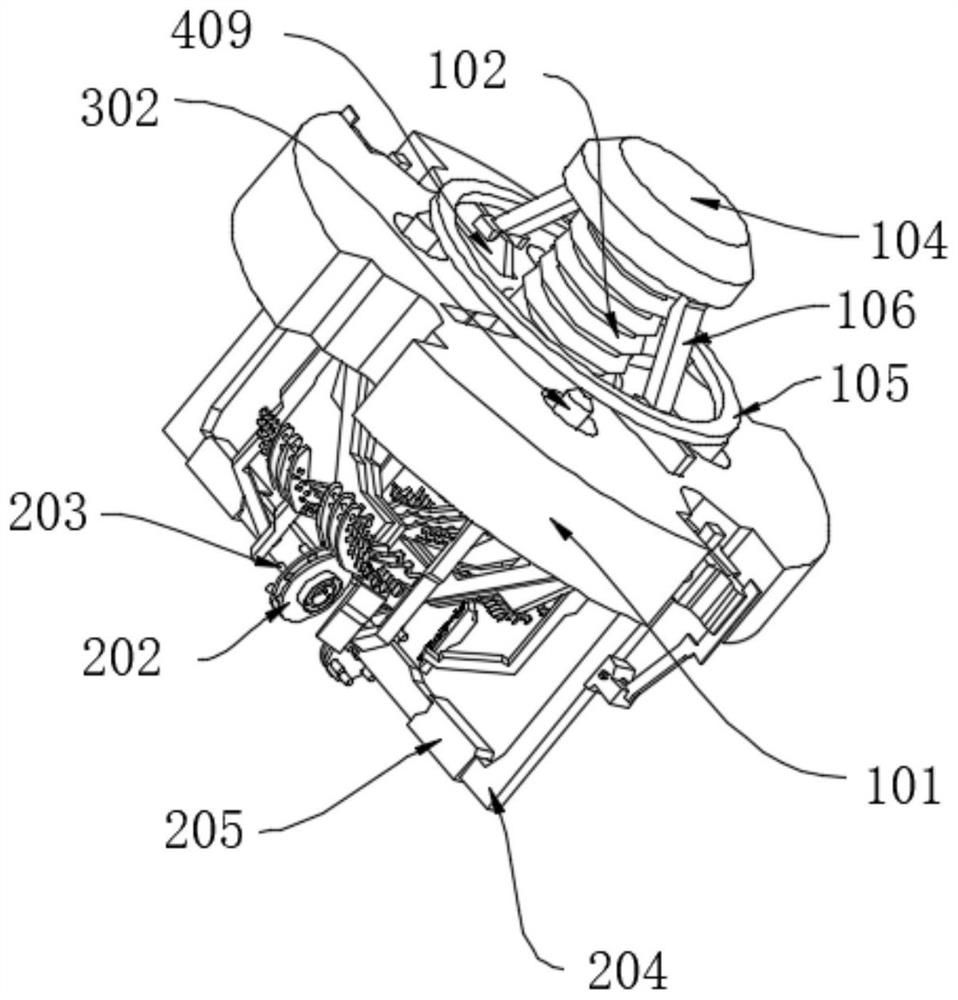 Aircraft engine blade nondestructive flaw detection device