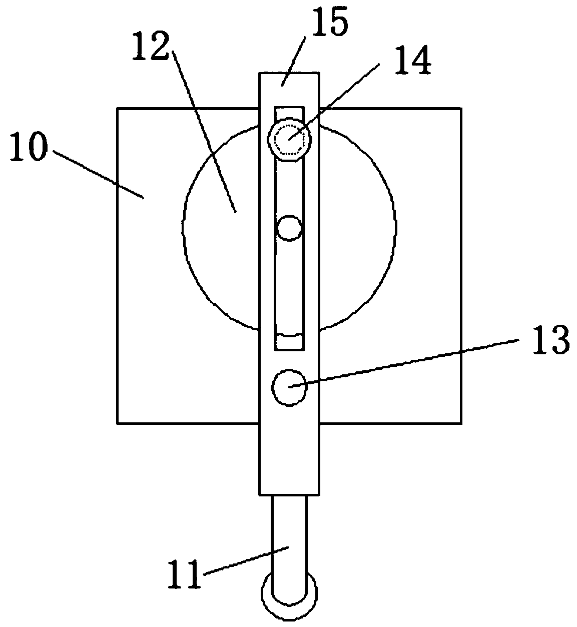 Corn plant pesticide spraying device suitable for scale planting field