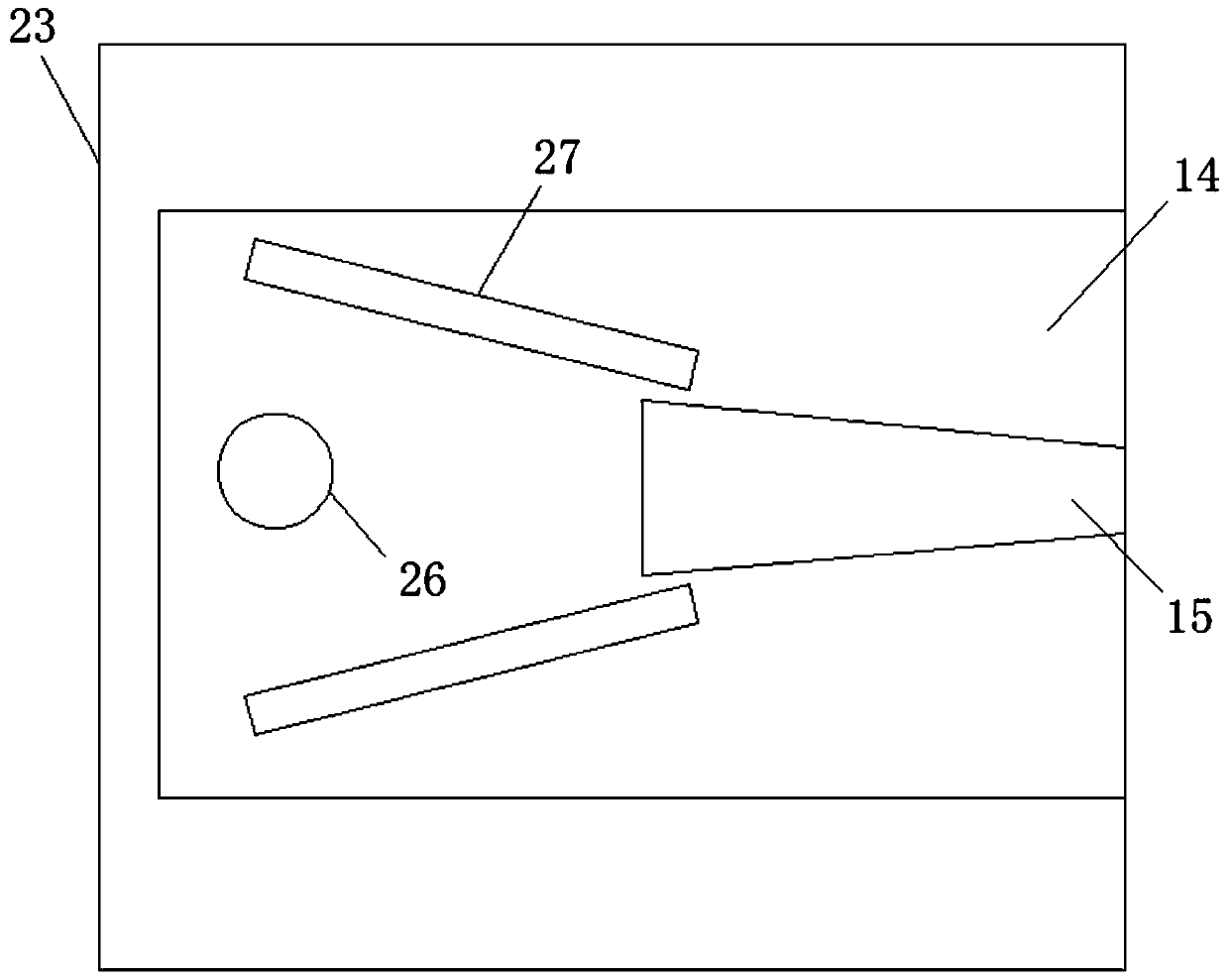 A cost-saving edible fungus direction sorting device