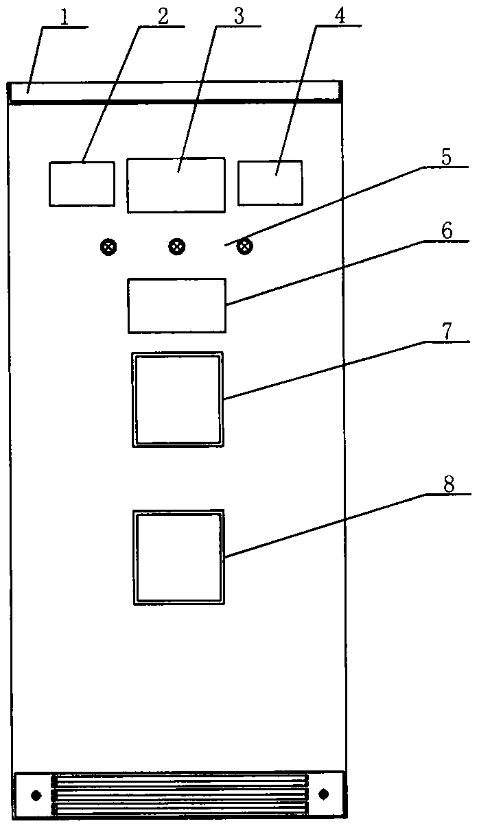 Intelligent power-saving inlet wire main cabinet