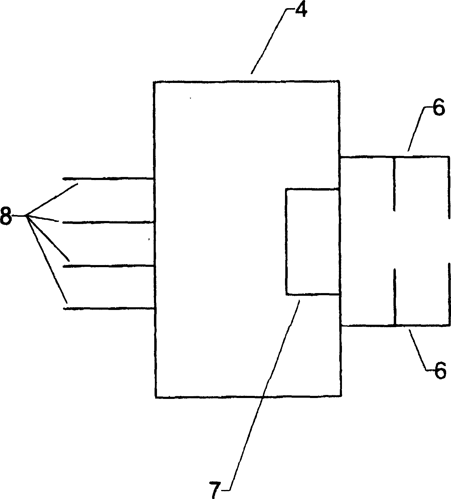 Method and device for determining absolute number densities of particles in suspension