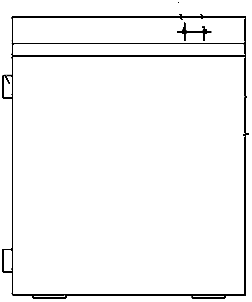 Device for testing emission rate of pollutants in building material and use method of device