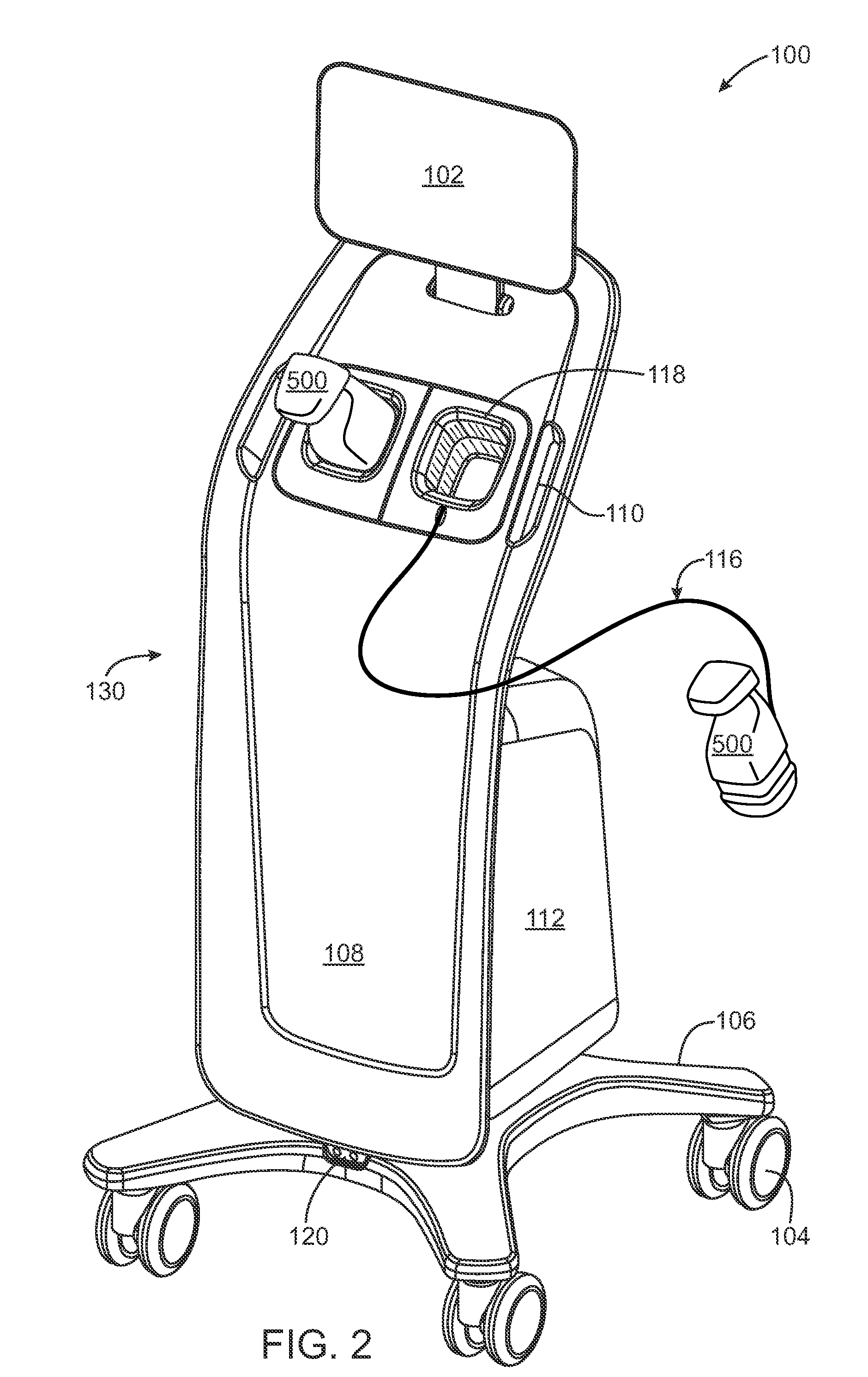 Variable treatment site body contouring using an ultrasound therapy device