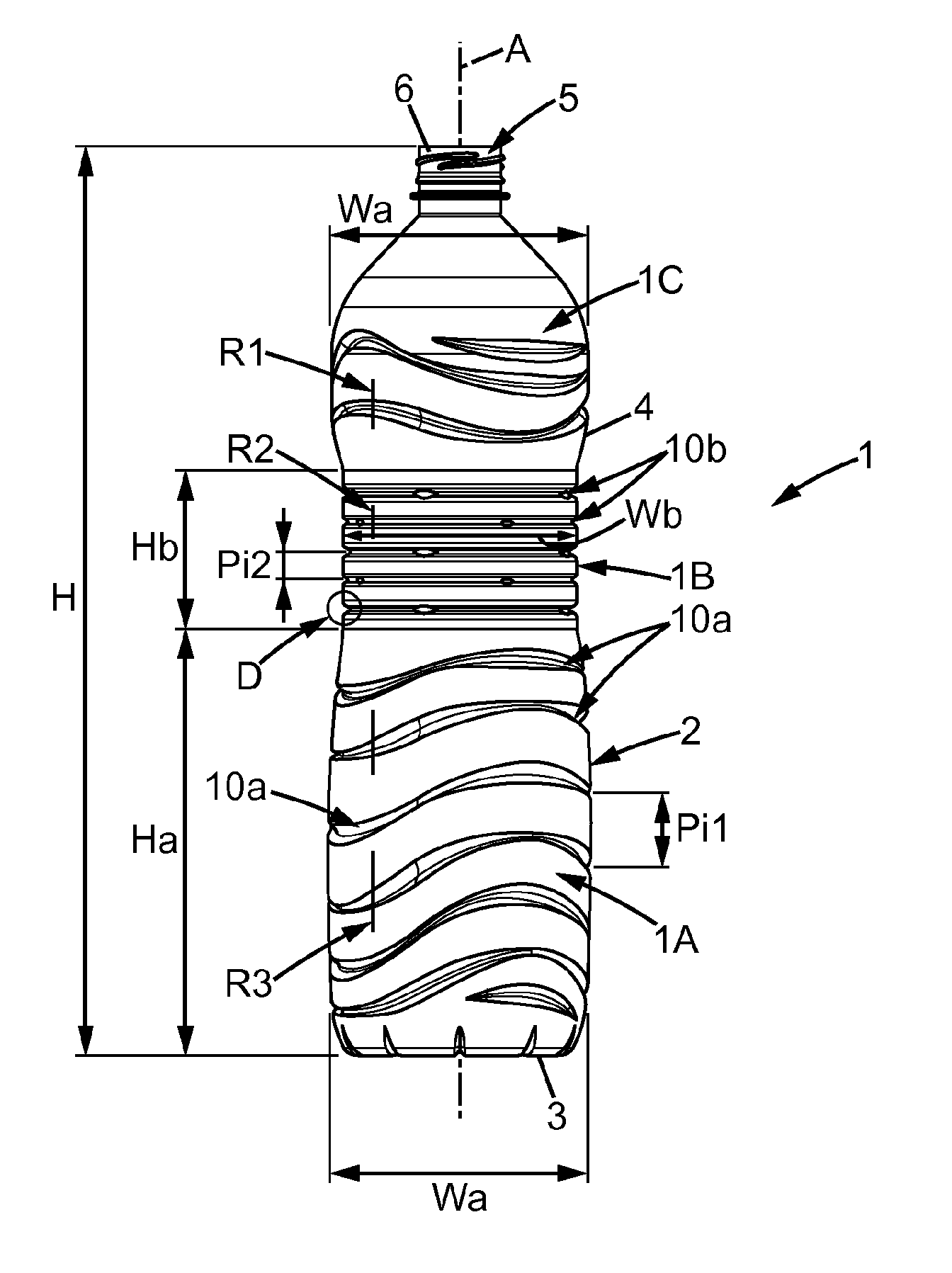 Bottle, method of making the same and use of fdca and diol monomers in such bottle