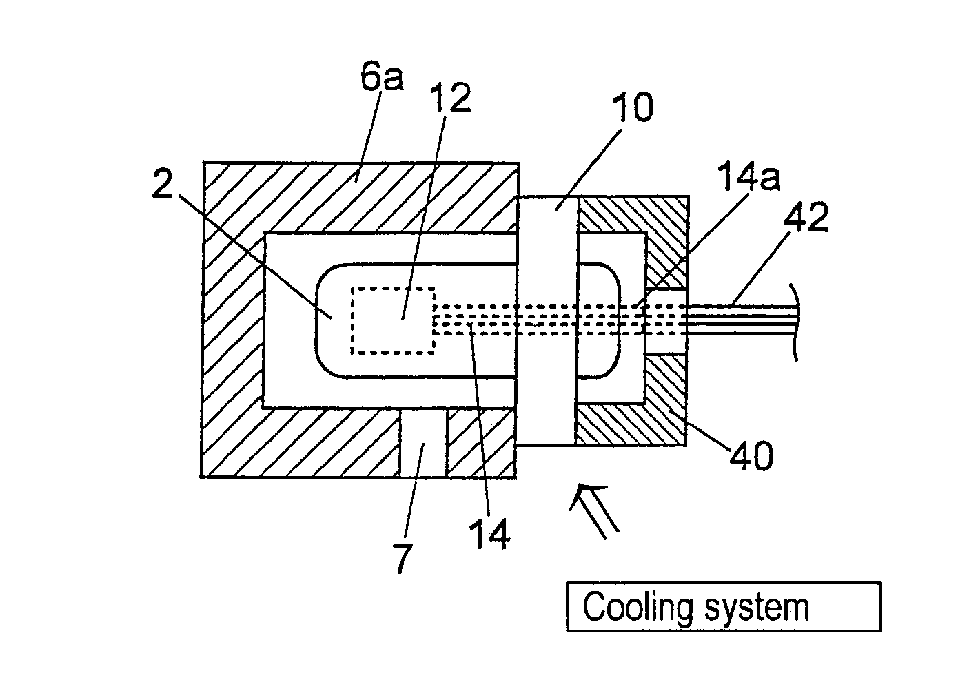 Light source device and spectrophotometer with the light source device