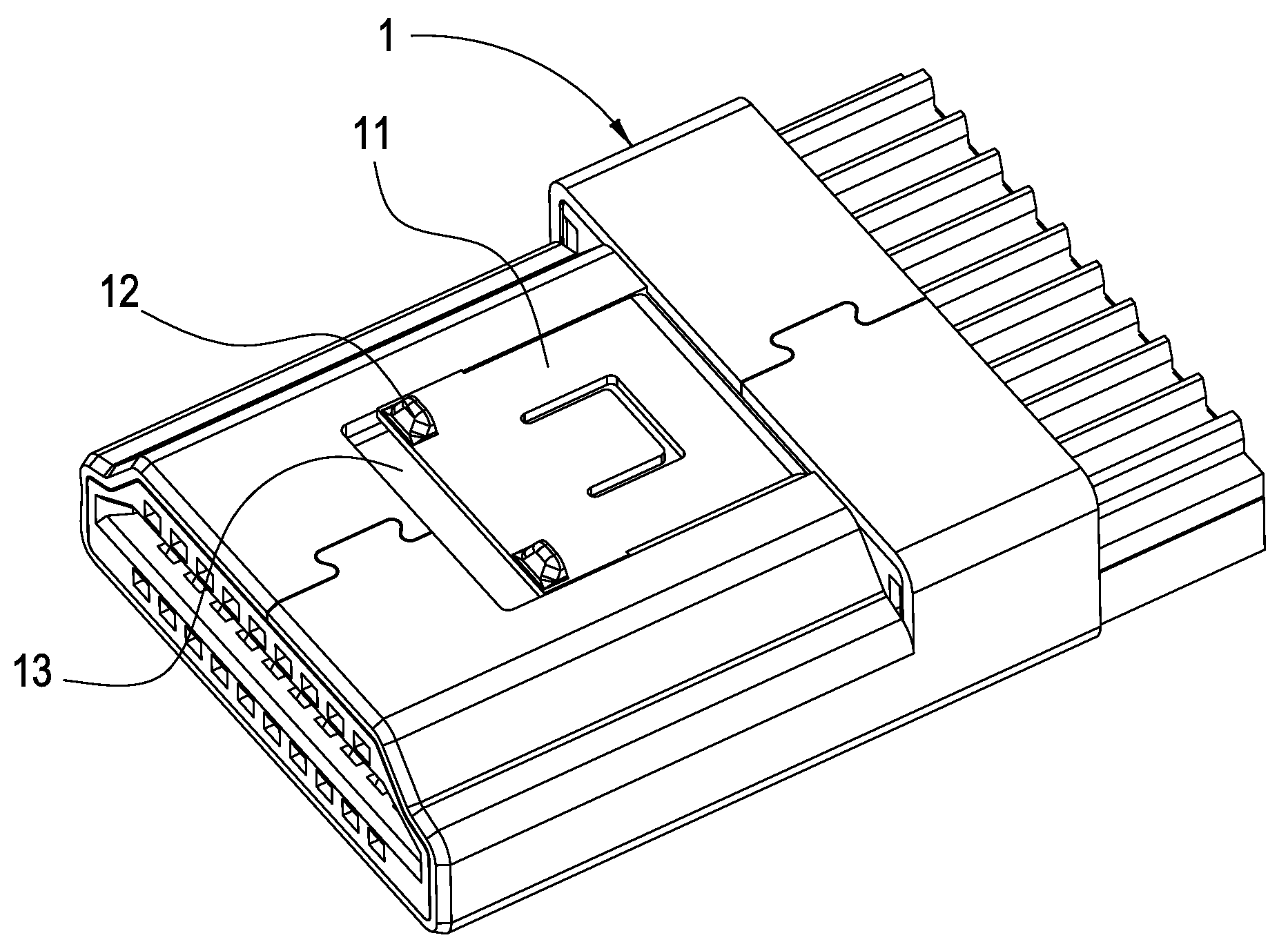 Structure for HDMI connector