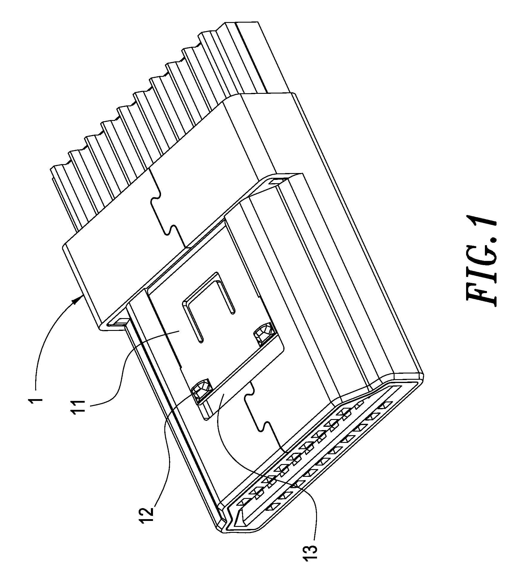 Structure for HDMI connector