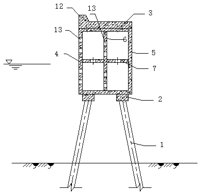 Arc-shaped transparent breakwater