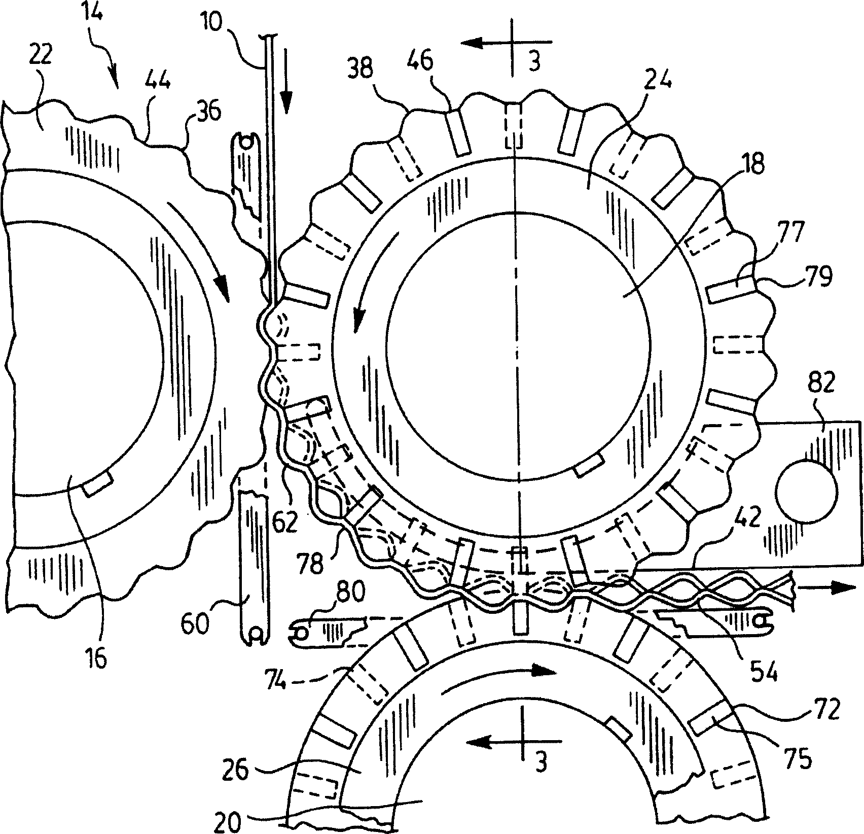 One-step rotary forming of uniform expanded mesh