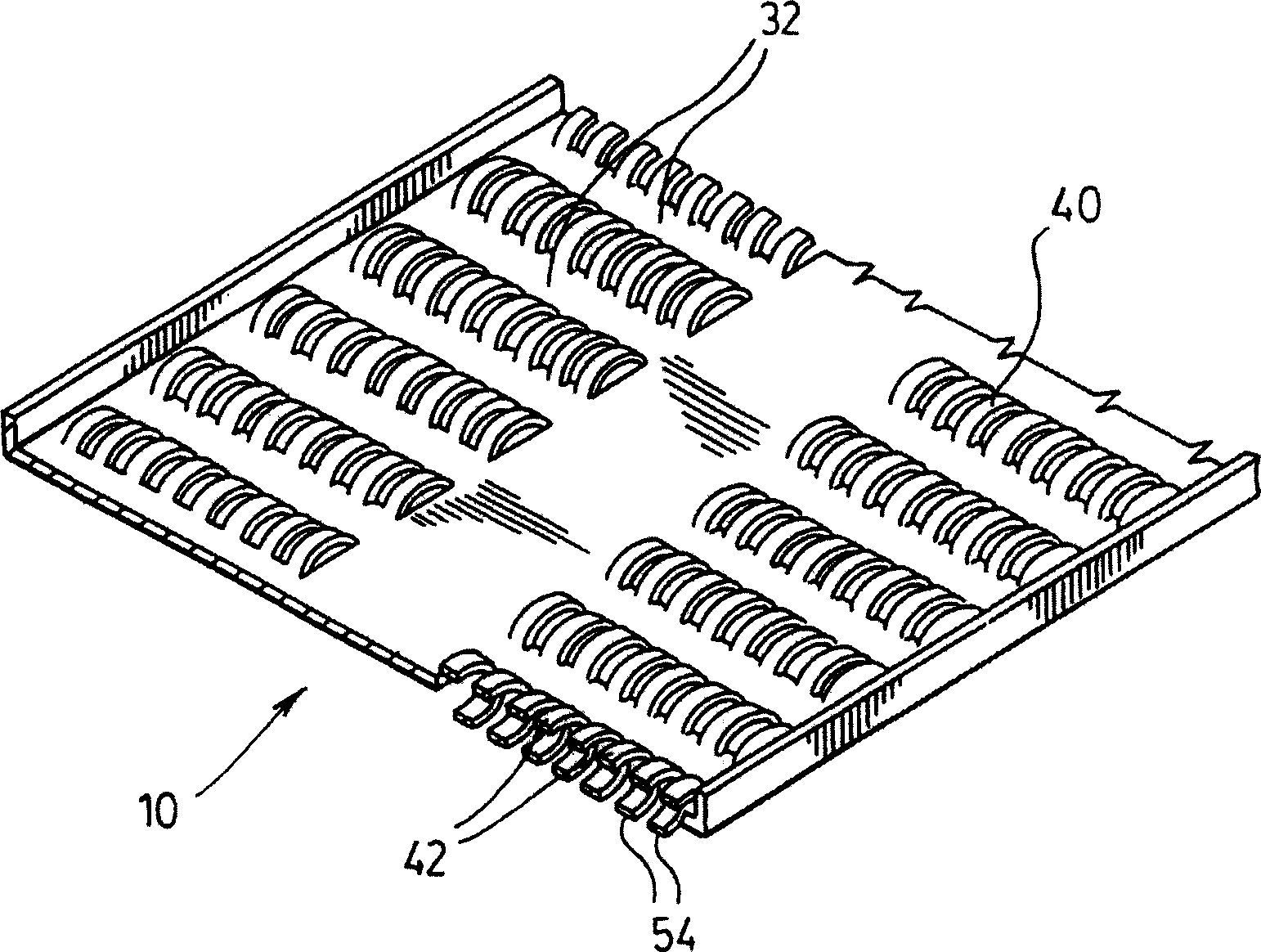 One-step rotary forming of uniform expanded mesh