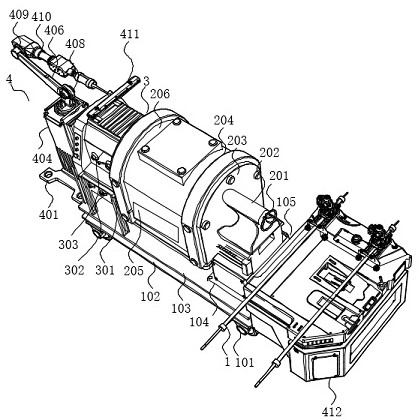 A pulse phototherapy device with adsorption function