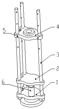 Press for assembly of vertical multistage submersible pump impeller