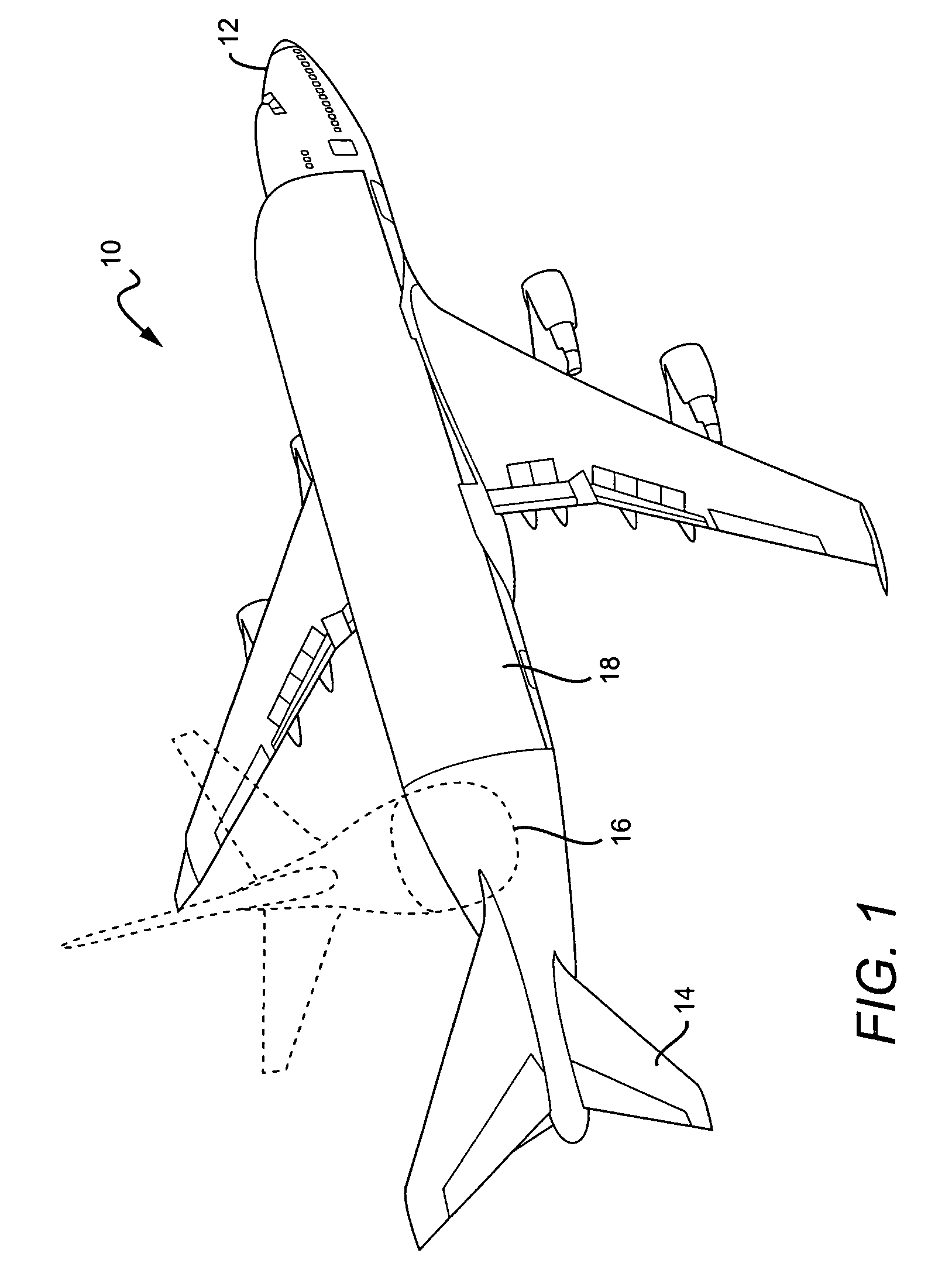 Actuation system for tail section of aircraft