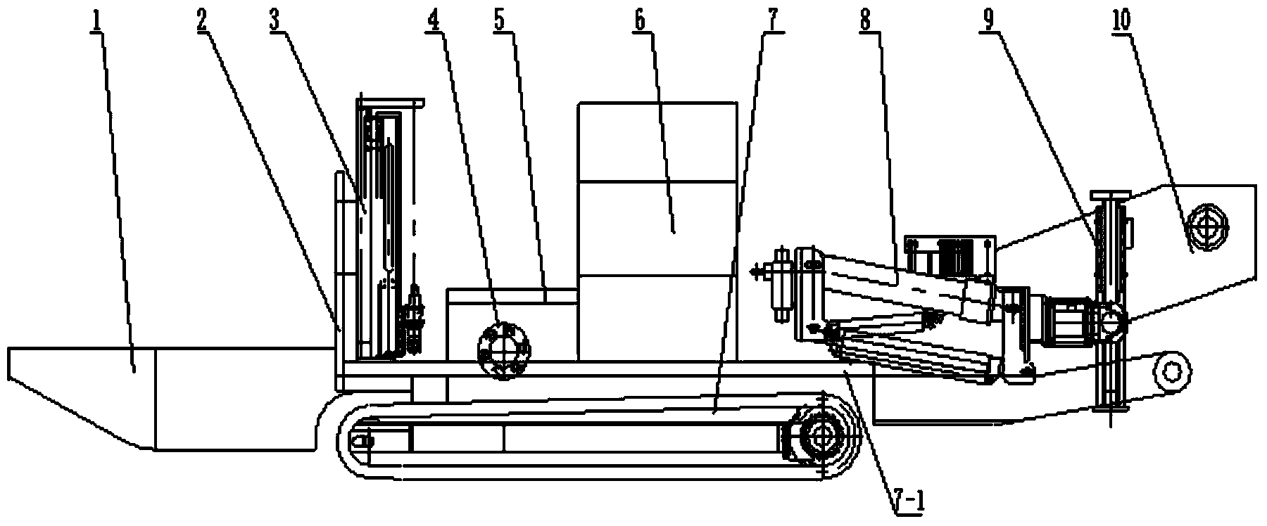 Transshipment anchor rod and anchor cable drill carriage