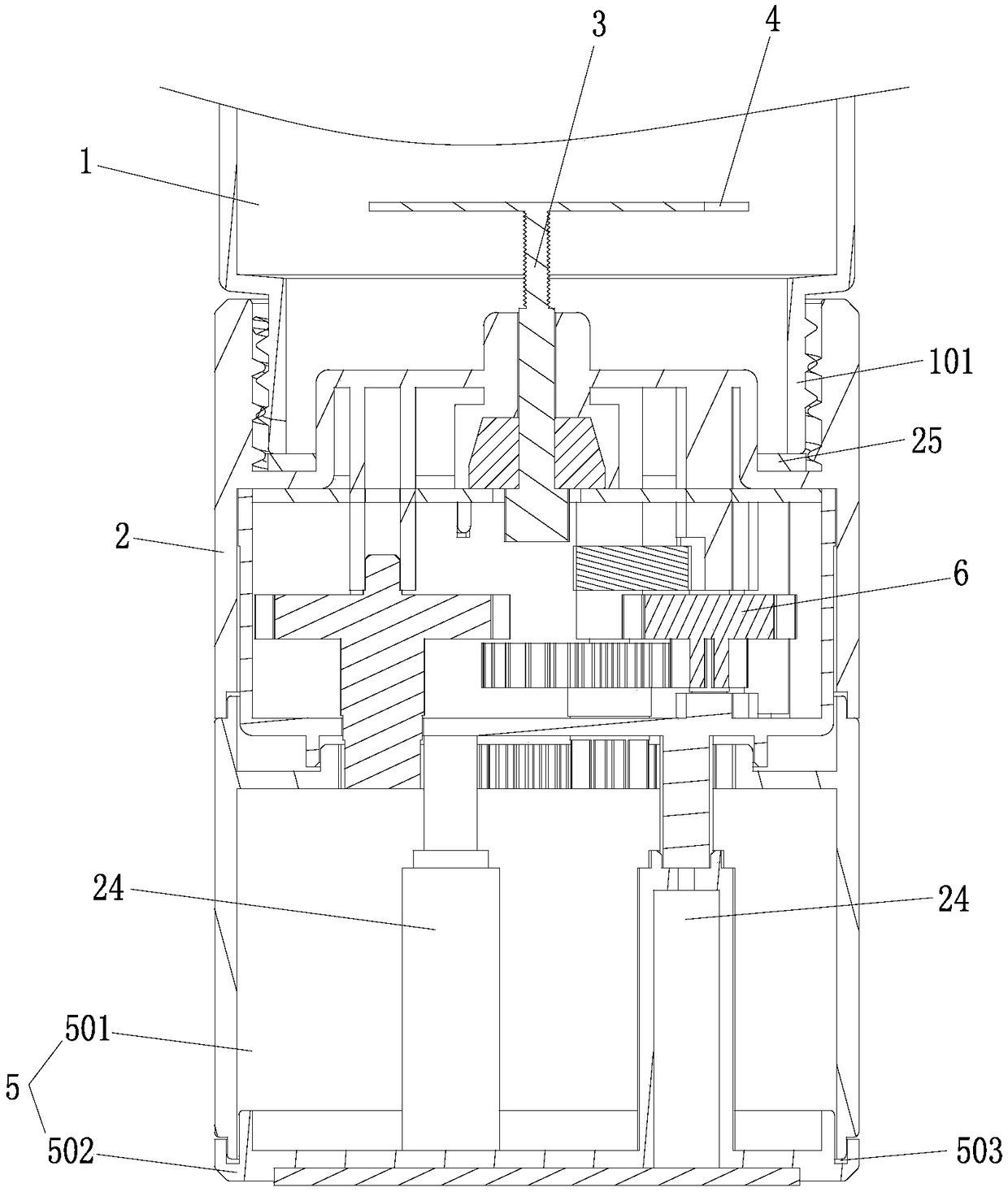 Novel whipping device