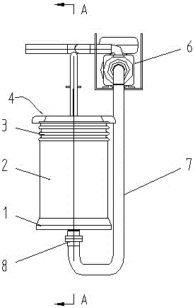 Automatic sea floating garbage collecting barrel