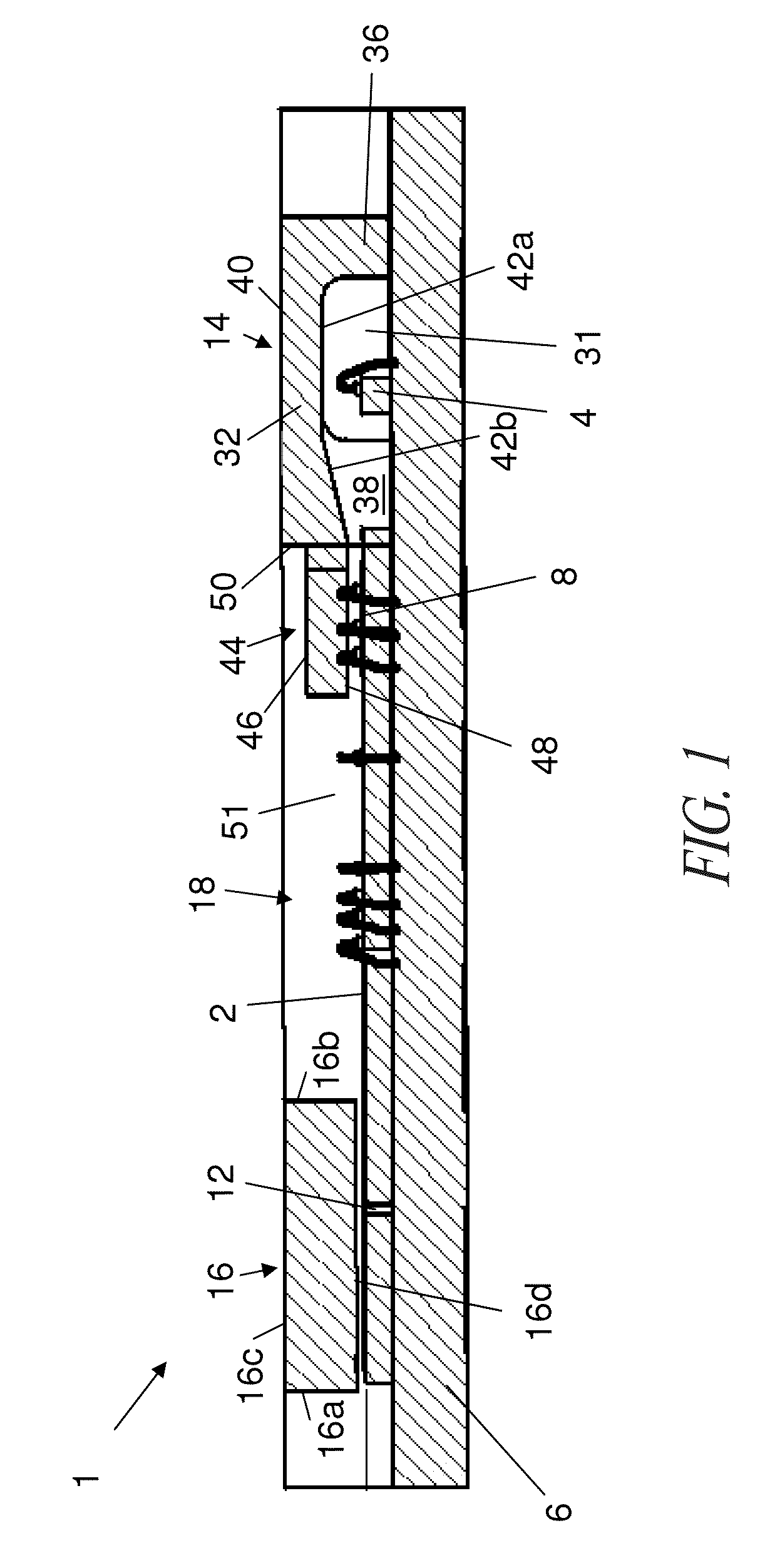 Packaged radiation source and detector