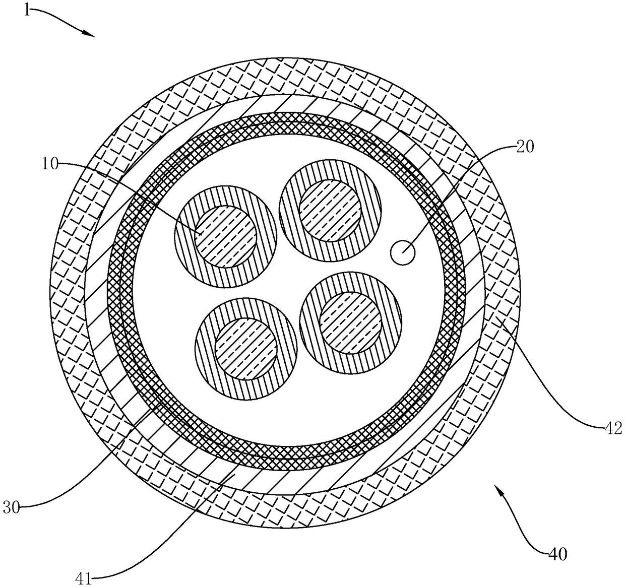 Novel data cable and manufacture process thereof